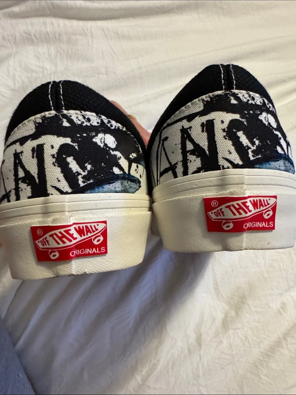 VANS vault x Ralph Steadman OG classic slip on LX “Blue Tuna” color way(size 10) - Picture 4 of 7